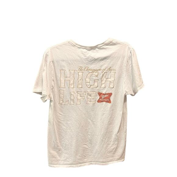 Miller High Life Unisex Short Sleeve T-Shirt Size Medium - Picture 2 of 4